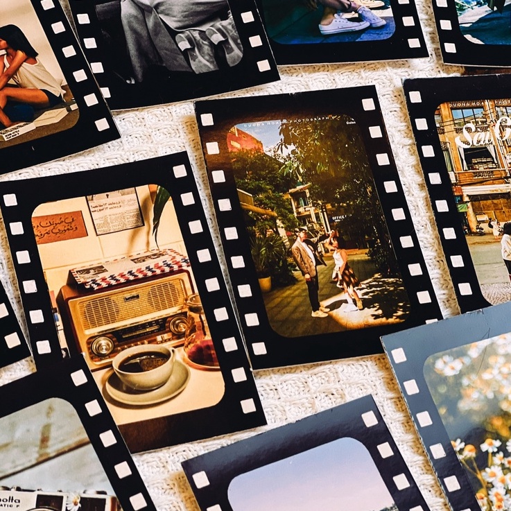 In Ảnh 6x9 Theo Yêu Cầu Khung Film Vintage - Kèm Cán Màng Bảo Vệ - NOMAD GARDEN
