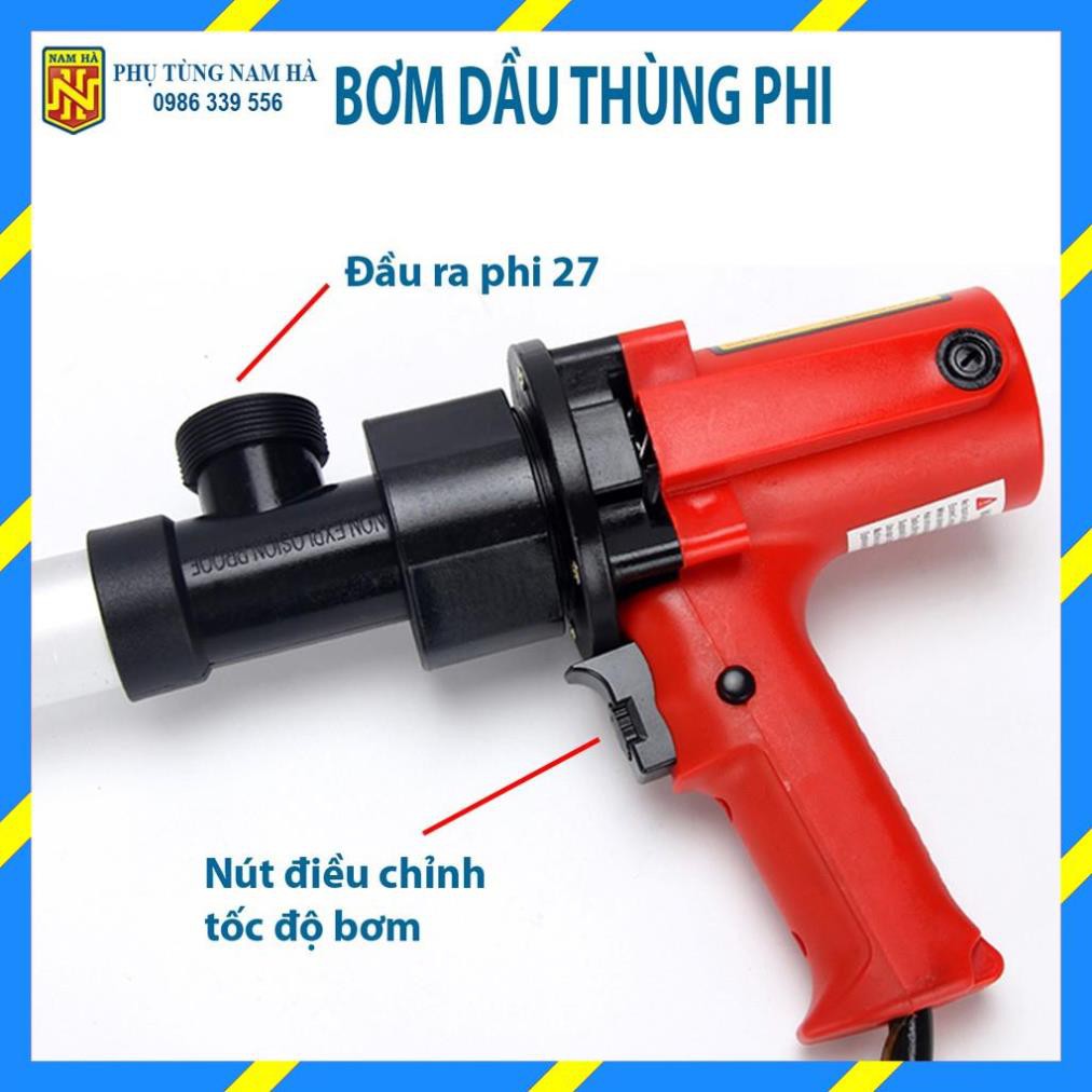 [FreeShip TOÀN QUỐC] Máy bơm dầu nhớt Máy bơm dầu thủy lực thùng phi dùng bằng điện 220V