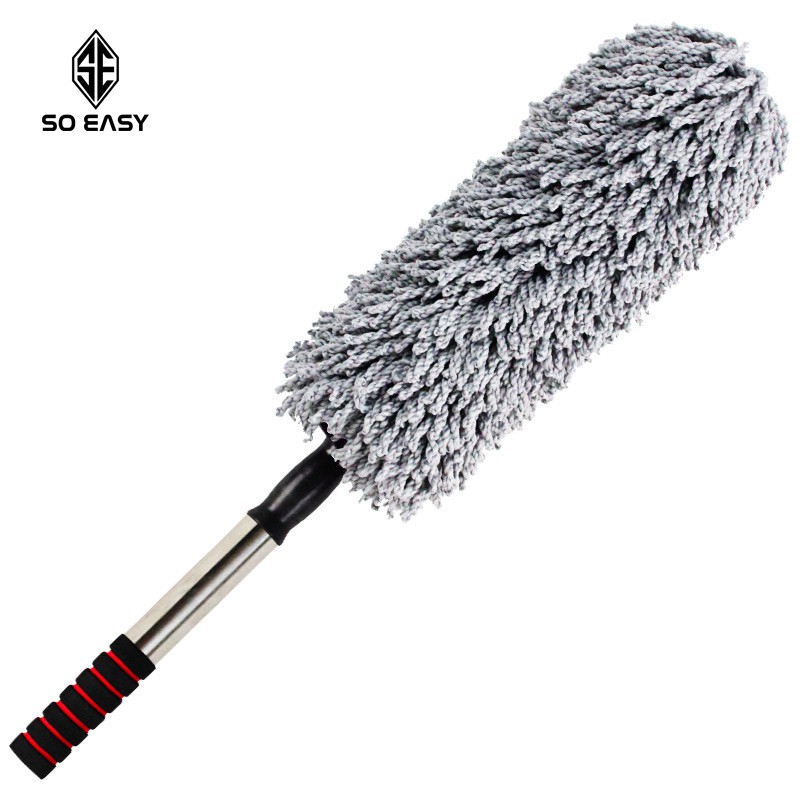 Cây chổi lau bụi So Easy SE bằng sợi dầu, cán dài kim loại 56x14x10 cm_RX02 | BigBuy360 - bigbuy360.vn