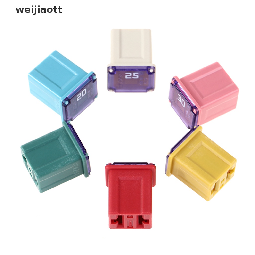 Cầu chì ô tô hình vuông nhỏ 58V 20A 25A 30A 40A 50A 60A kích thước 16*12*10mm