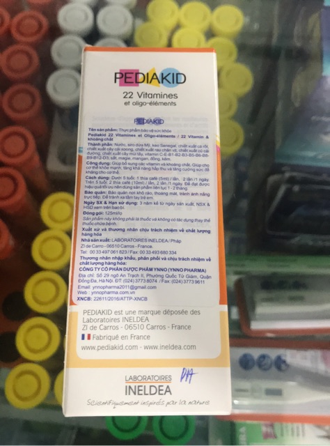 [HÀNG CÔNG TY]  PEDIAKID 22 VITAMIN