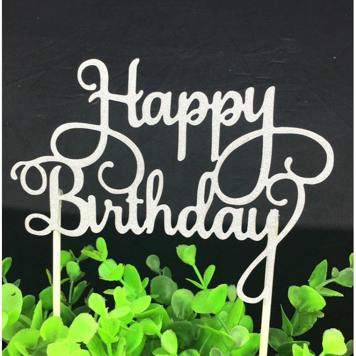 5 x Cake Topper Chúc mừng sinh nhật Đảng Supplies trang trí