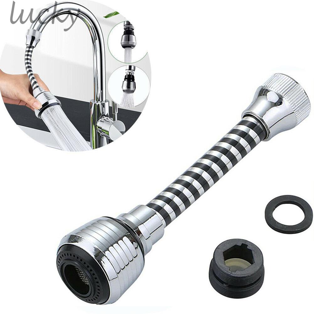 LUCKY~360° Flexible Faucet Extender Bendable Kitchen Sink Tap Spray Head Attachment Brand New#Ready Stock