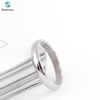 Nhẫn thép titan cổ điển cho cặp đôi