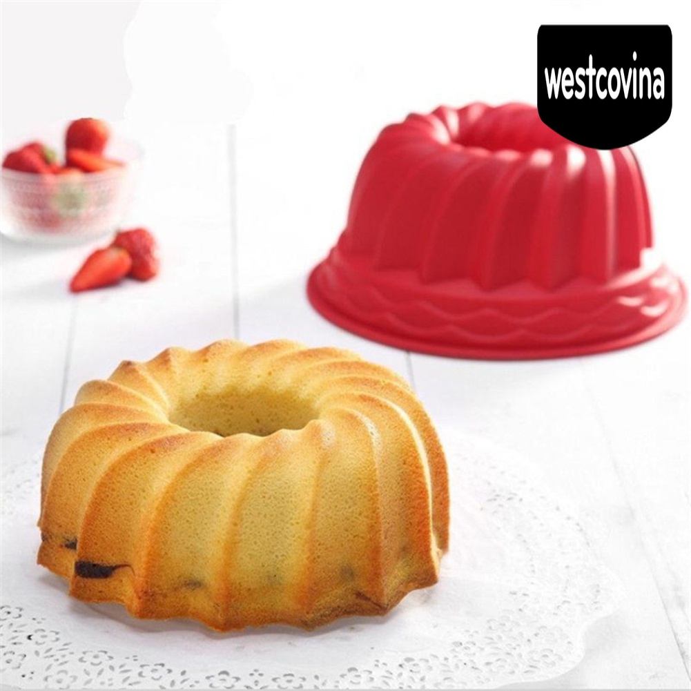 [Hot]☀ Bộ 2 Khuôn Silicone Tạo Hình Xoắn Ốc Trang Trí Bánh