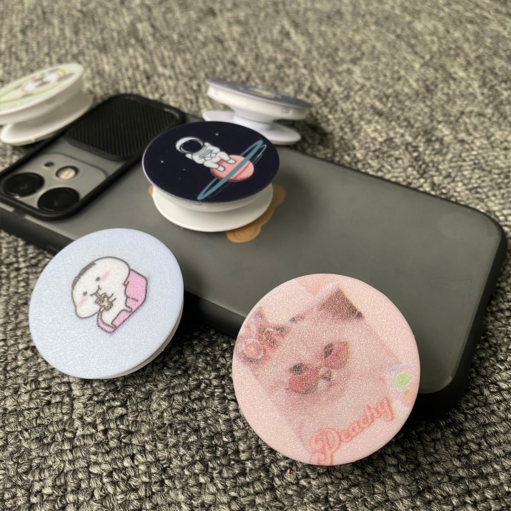 [GIAO NGẪU NHIÊN] Popsocket Giá Đỡ Chống Lưng Cho Phụ Kiện Điện Thoại Tai Nghe Bluetooth