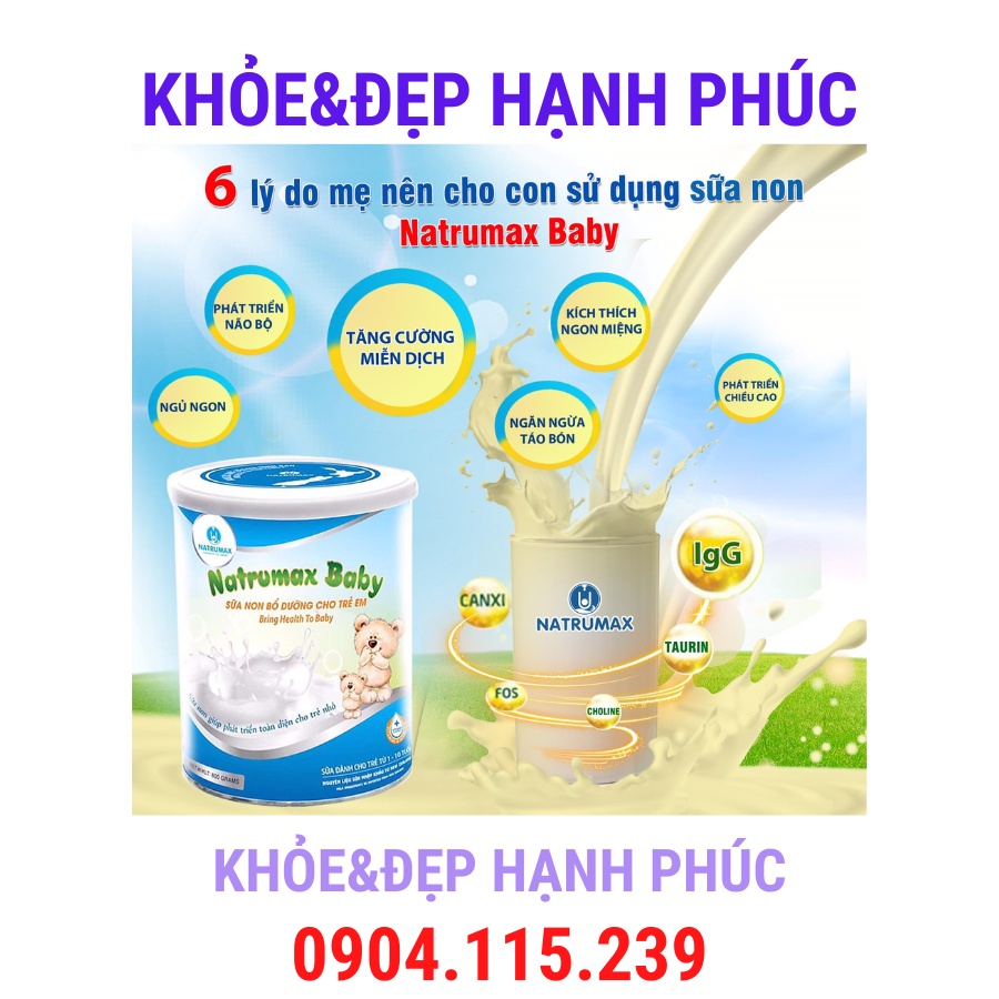 Sữa non natrumax baby – 800 gr/hộp