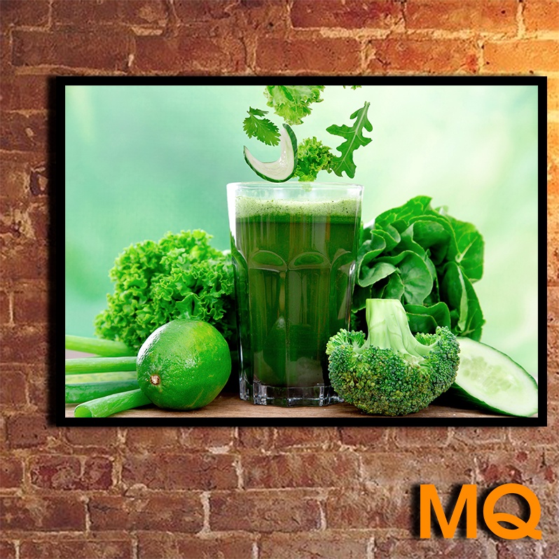 Mẫu Tranh Retro Vintage Trang Trí Quán Cà Phê Trà Sữa Trà Chanh - Tranh Đồ uống 01