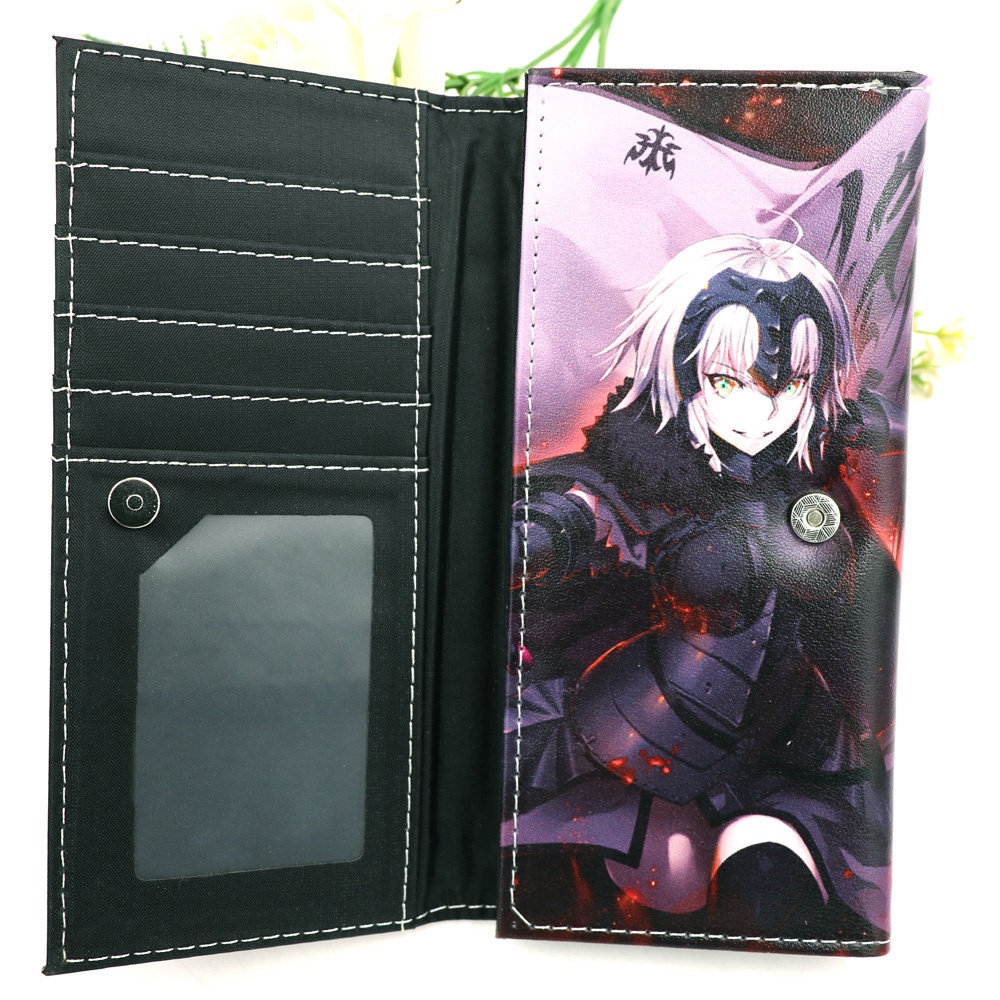 Ví Dài Da PU In Hình Nhân Vật Jeanne d'Arc Trong Game Fate Grand Order