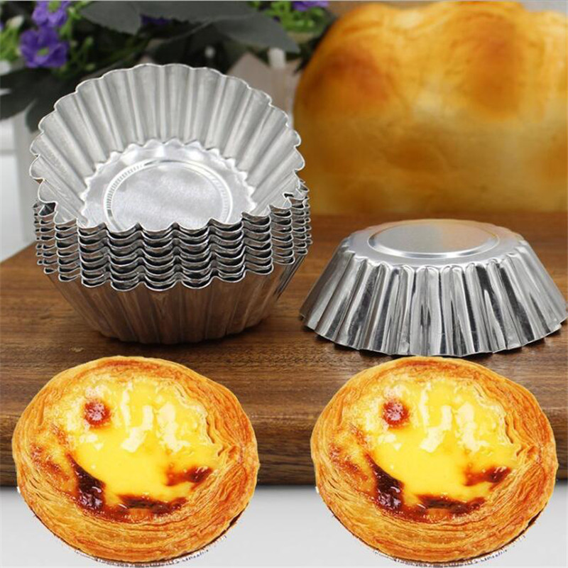 Bộ 10 Khuôn Làm Bánh Trứng Hình Ren Xinh Xắn