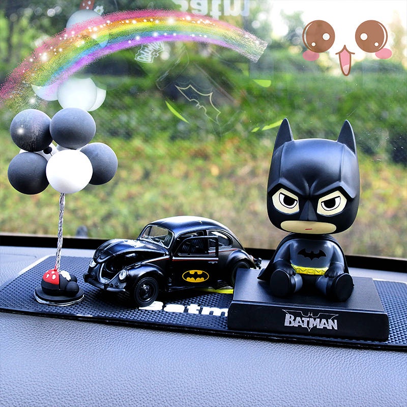 Mô hình nhân vật người dơi hoạt hình sáng tạo trang trí bảng điều khiển xe hơi