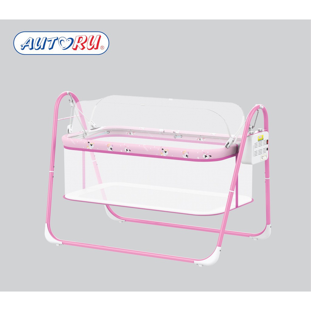Nôi điện cao cấp đưa tự động Autoru Z Basic, Eco-18 cho bé giấc ngủ an toàn, bảo hành 12 tháng