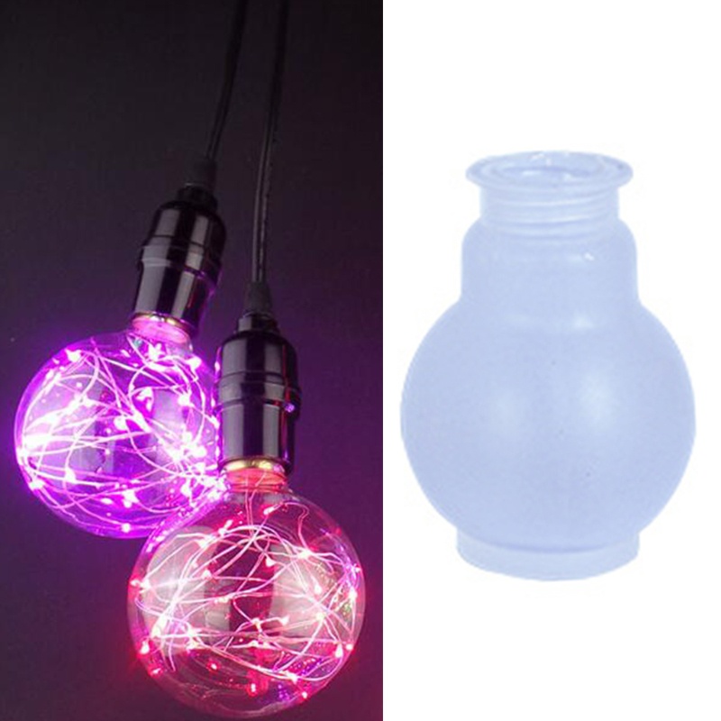 Sa Khuôn Silicone Làm Bóng Đèn LED Epoxy Resin DIY Trang Trí Nhà Ở