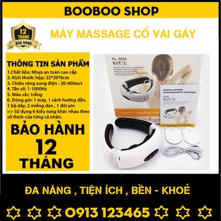 Máy massage trị liệu cổ vai gáy KL5830, massage xung điện từ trường cân bằng âm dương cao cấp