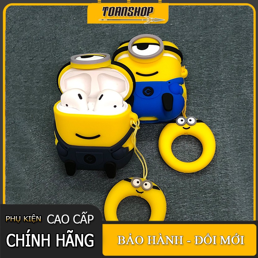 Case Airpods , Vỏ Bao Airpods Đựng Tai Nghe Airpod 1 2 3 Cover i11, i12. Hình Minion Đáng Yêu