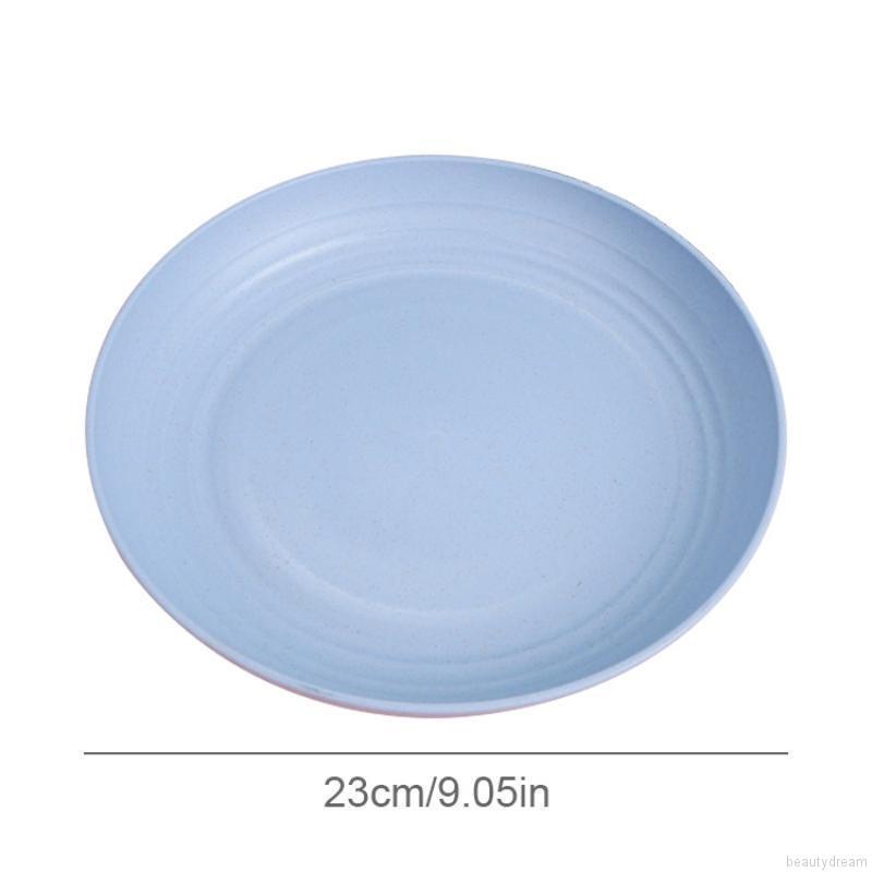 Đĩa tròn 23cm màu sắc dễ thương