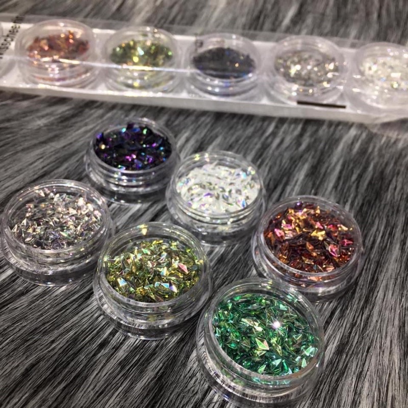 nhũ hình thoi - nhũ xếp hình thoi lấp lánh