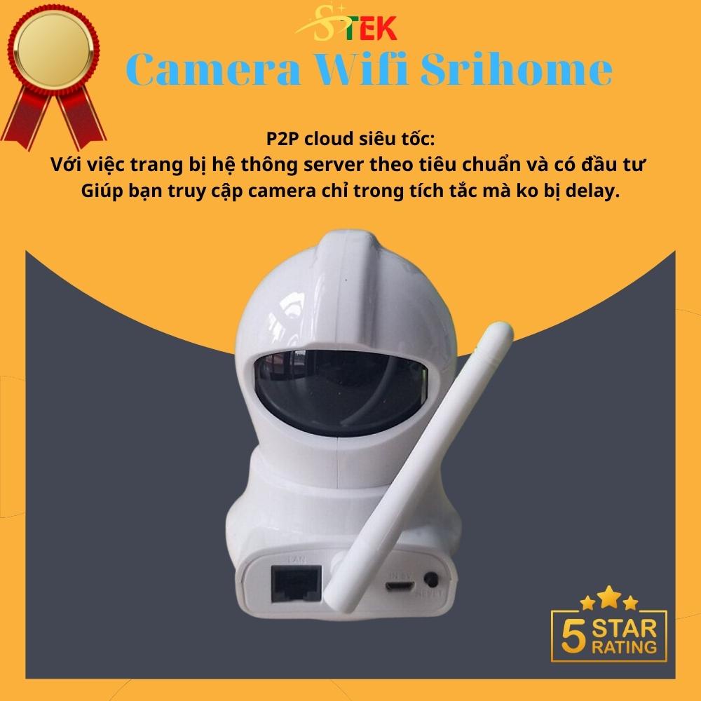 Camera IP WIFI SriHome 3.0Mpx Siêu Nét, Sử Dụng Công Nghệ Trí Tuệ Nhân Tạo Tính Năng Đàm Thoại 2 Chiều Bh 12 Tháng