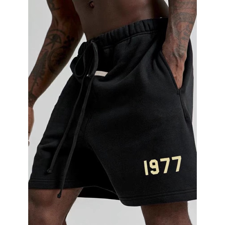 FOG FEAR OF GOD shorts ESSENTIALS 1977 high street casual five-point pants couple tide brand American