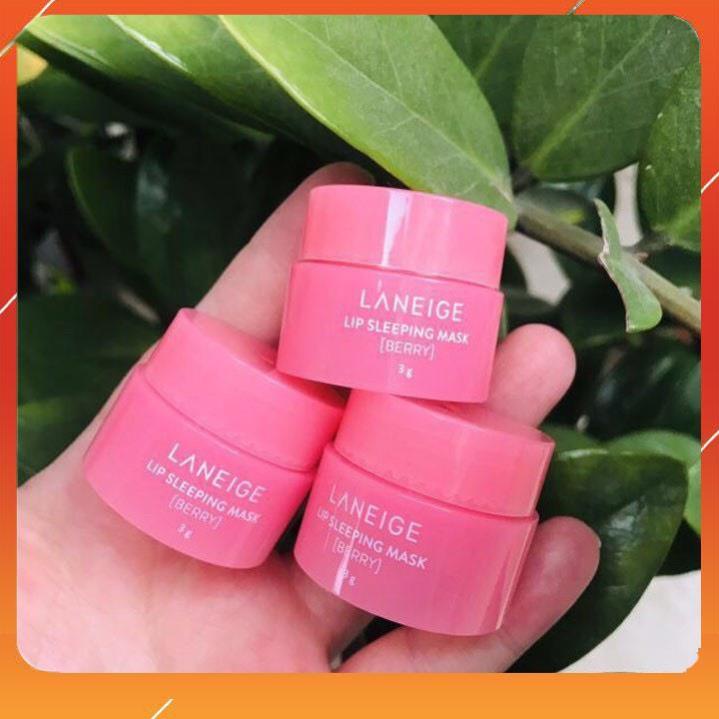 [CHÍNH HÃNG] MẶT NẠ Ủ MÔI LANEIGE LIP SLEEPING MASK MINI SIZE 3G (CAM KẾT CHUẨN HÀN)