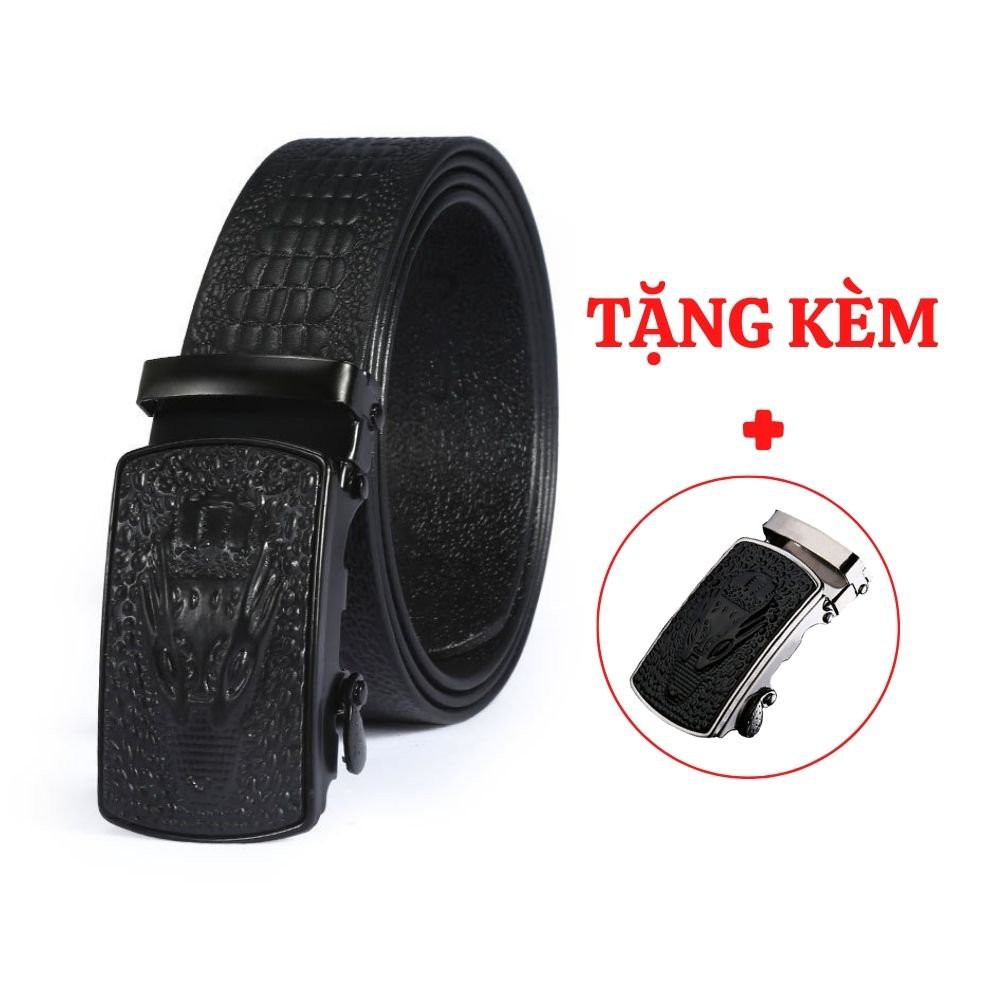 Thắt Lưng Nam Pagini DL10 Thiết Kế Khóa Cài Tự Động Da Thật Cao Cấp Kiểu Dáng Trẻ Trung