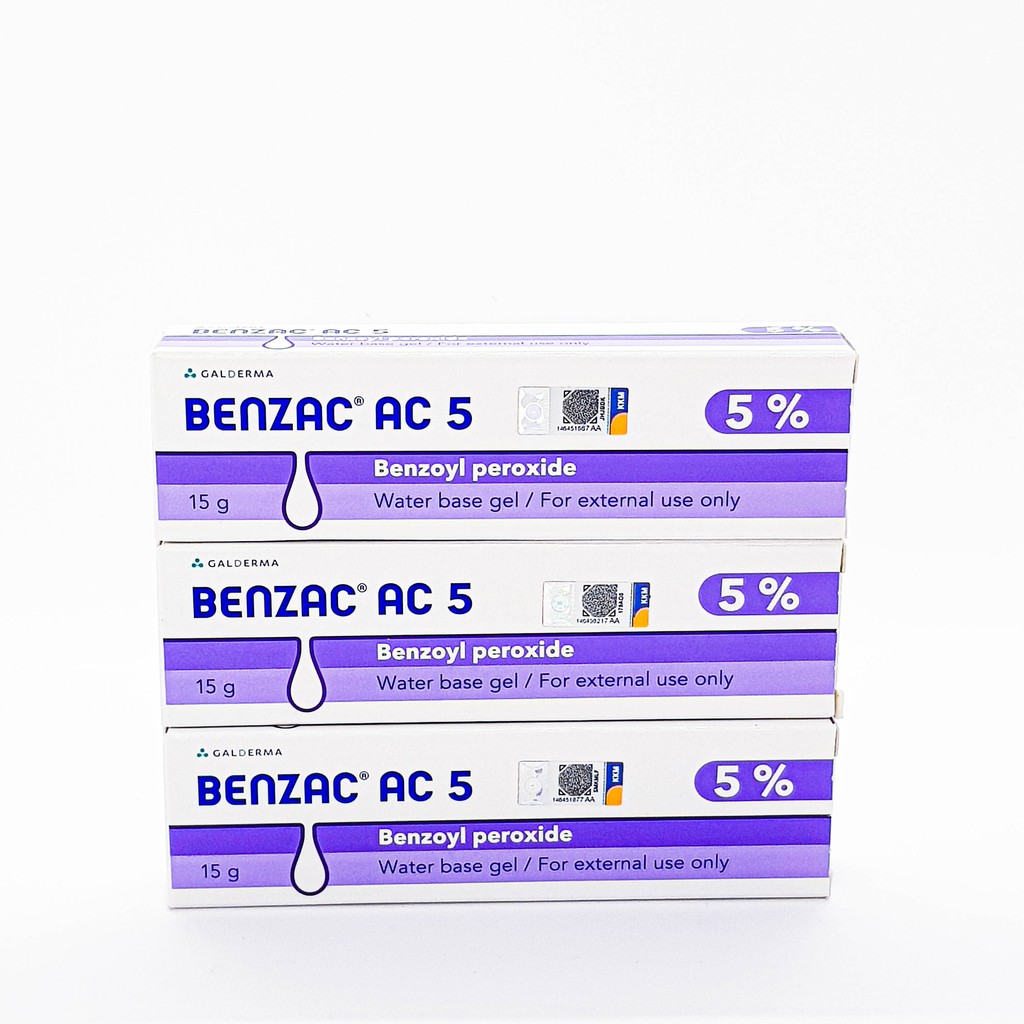 Benzac AC ⚜️CHÍNH HÃNG⚜️ Kem ngừa mụn Benzac AC Benzoyl Peroxide - Galderma