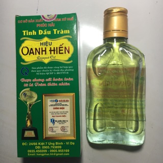 Tinh dầu Tràm nguyên chất Oanh Hiến