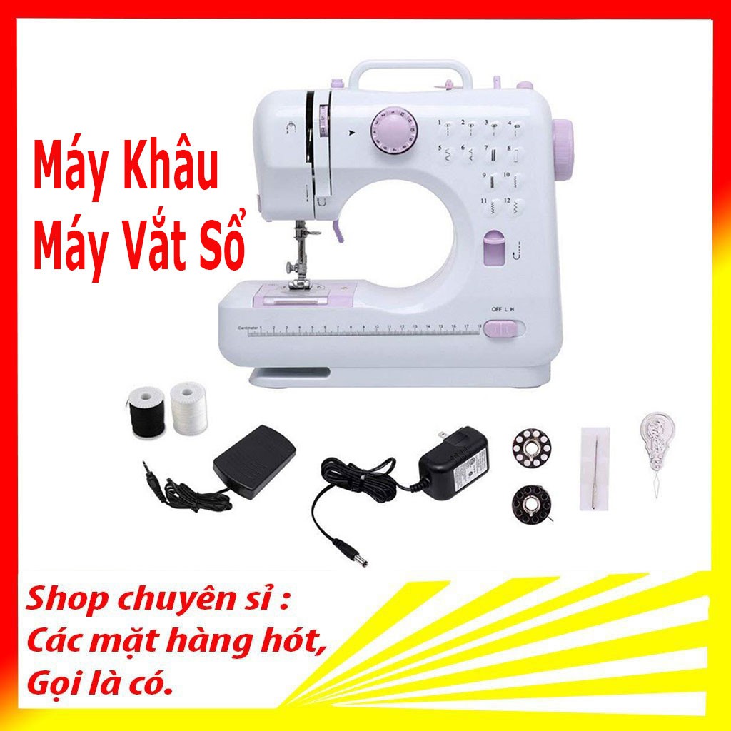 Máy khâu gia đình,Máy may mini mười hai kiểu may,Hàng cao cấp nhập khẩu dễ dàng sử dụng