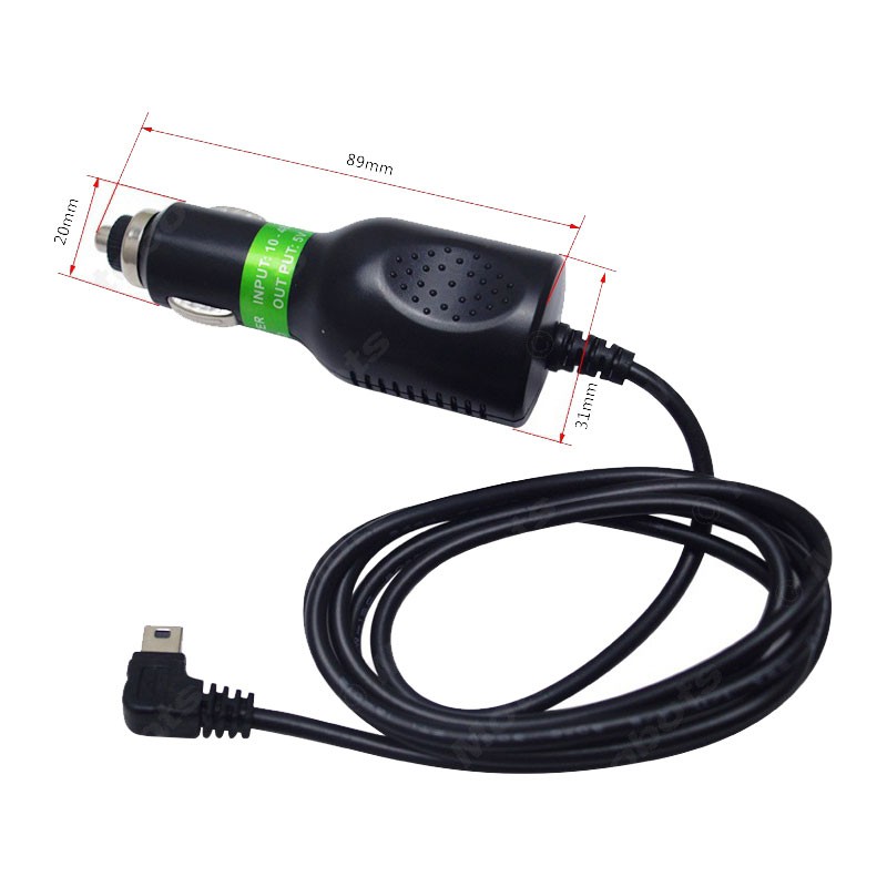 Dây Nguồn Camera Hành Trình, Cắm Tẩu Mini USB Cho Ô Tô Nguồn 12v-24v