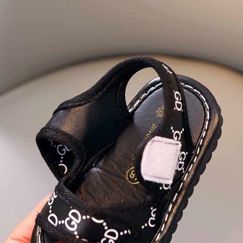 Sandal tập đi cho bé trai, bé gái - dép quai hậu tập đi GD cho bé có còi tít siêu mềm, siêu êm, quai dán tiện lợi (3 mã)