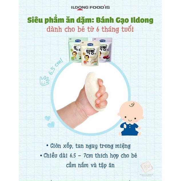 Bánh gạo hữu cơ ILDONG Hàn Quốc (date 10-12/2022)