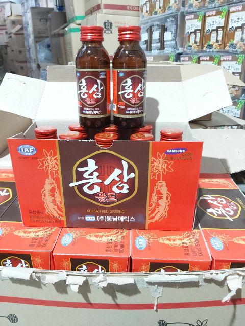 CHAI NƯỚC HỒNG SÂM HÀN QUỐC 6 NĂM TUỔI