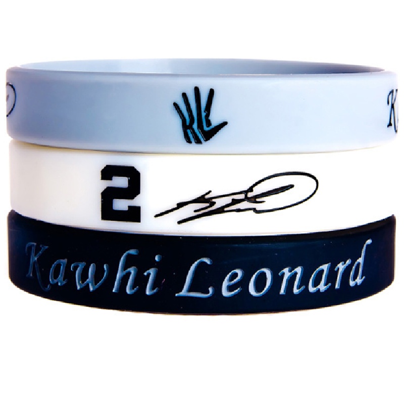 Nba Set 2 Vòng Tay Silicon Phát Sáng Phong Cách Bóng Rổ