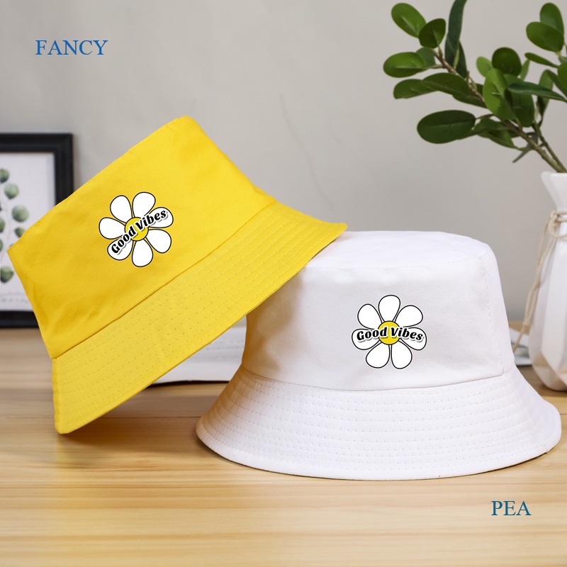 Nón Bucket Chất Liệu Cotton Màu Sắc Trơn Thời Trang Cho Nam Và Nữ