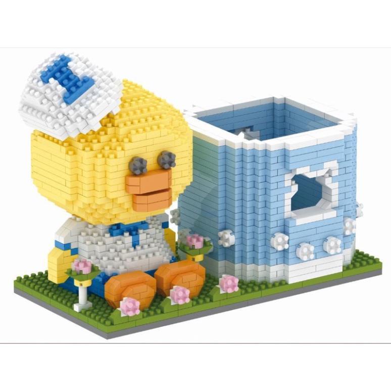 Bộ đồ chơi lego lắp ráp mô hình hộp bút