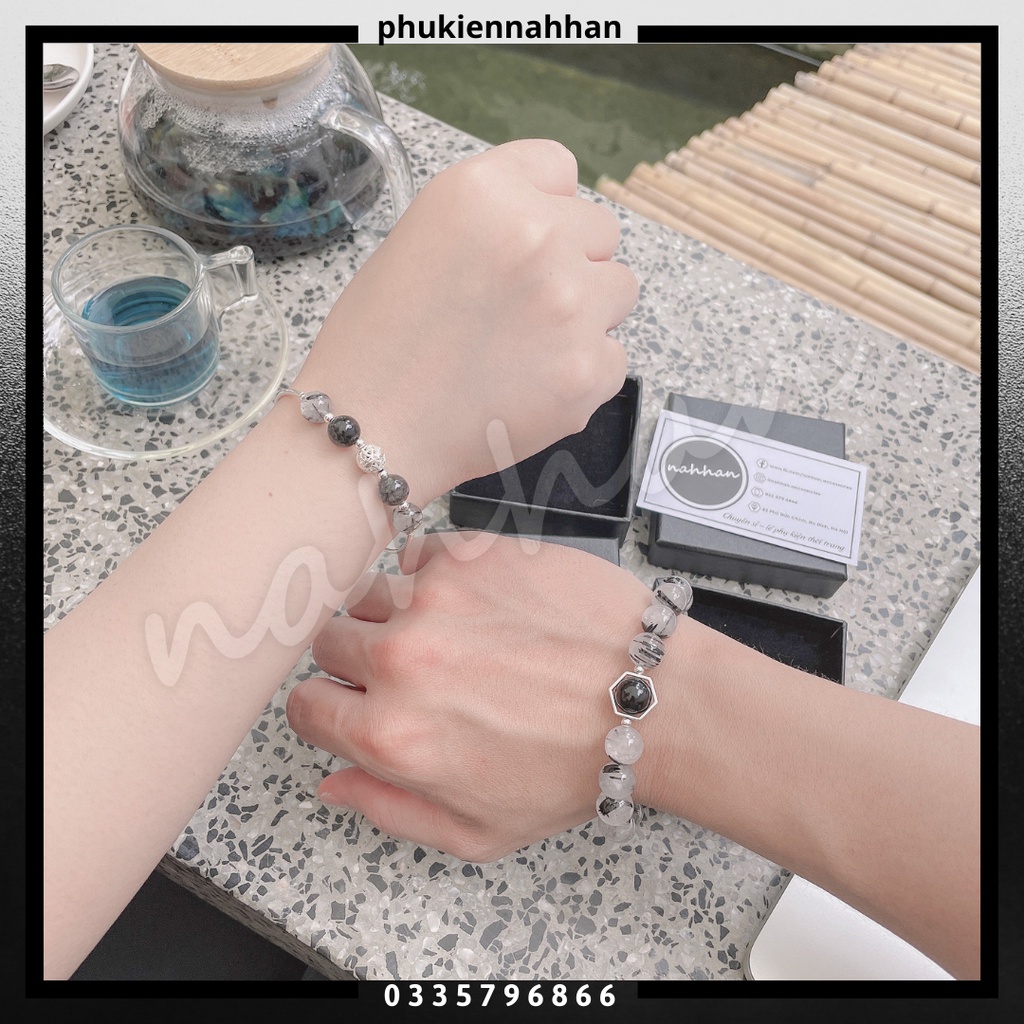 Vòng tay đôi MSCB13 , lắc tay nam nữ , 100% tự nhiên kết hạt sáng bóng thanh lịch và đơn giản , phukiennahhan