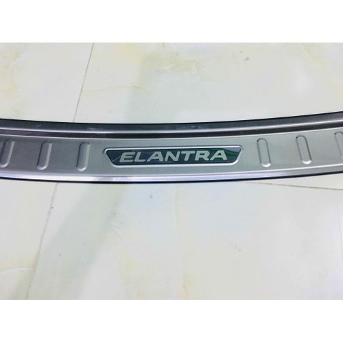 Ốp Chống Trầy Cốp Trong, Ngoài Xe Elantra 2019 - 2021 chất liệu Inox