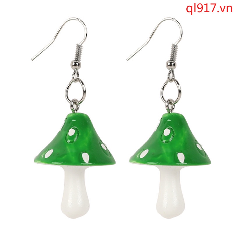 Khuyên Tai Hình Cây Nấm Thời Trang