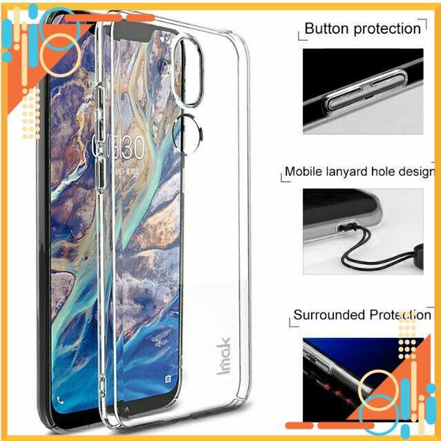 Ốp lưng imak xịn Nokia 8.1 Trong cứng Phủ nano chống xước không ố vàng