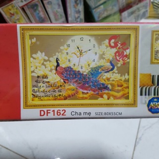 Tranh đính đá cha mẹ df162
