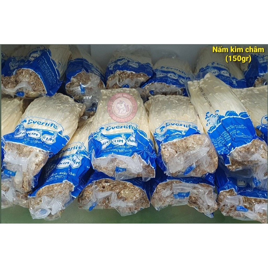 NẤM KIM CHÂM / Enoki Mushrooms 150gr (nhãn Everlife/Soron) - giao hỏa tốc Hồ Chí Minh