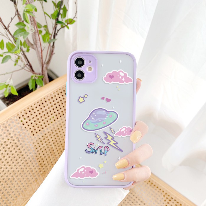 Ốp lưng iphone Shipping nhám viền nổi cong 5/5s/6/6plus/6s/6splus/7/7plus/8/8plus/x/xr/xs/11/12/pro/max/plus/promax | BigBuy360 - bigbuy360.vn