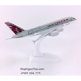 Mô hình máy bay tĩnh A380 20cm