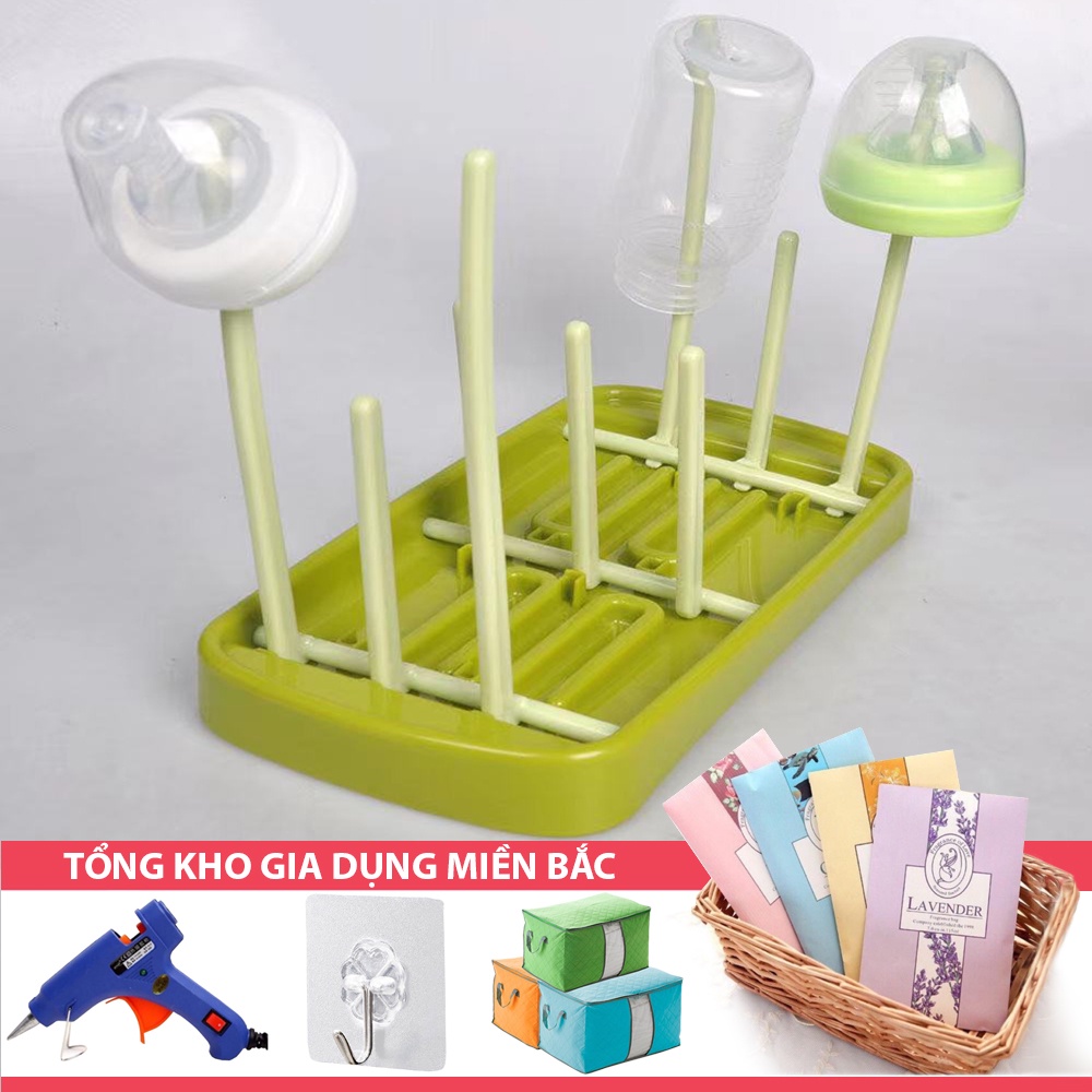 Giá Phơi Bình Sữa, Khay Phơi Cốc 9 THANH Hàng Đẹp