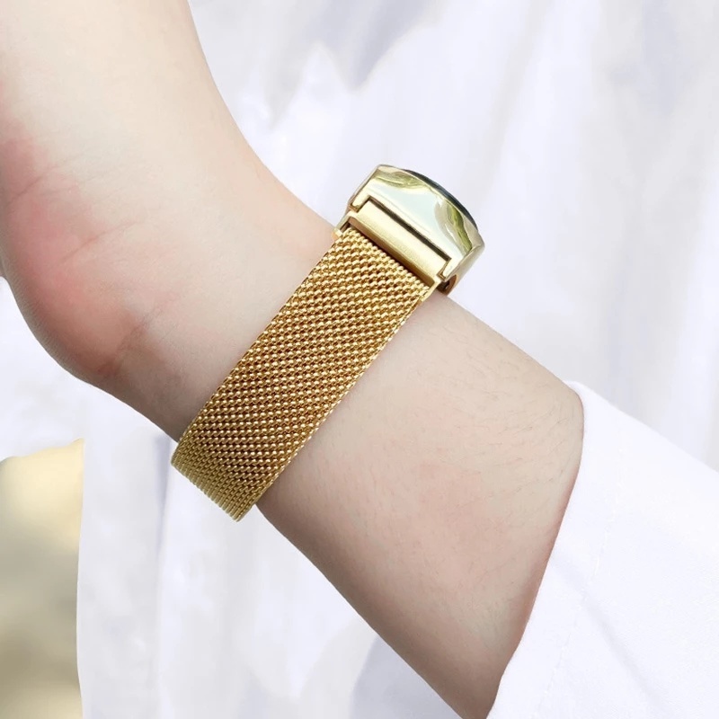 Dây Đeo Thay Thế Chất Liệu Thép Không Gỉ Thời Trang Cho Xiaomi Mi Band 7/ Luxe