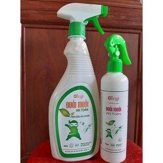 XỊT ĐUỔI MUỖI, CÔN TRÙNG TINH DẦU SẢ CHANH ORENJI (600ml)