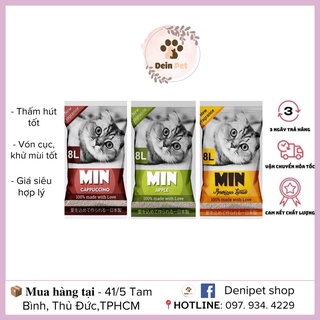 Cát min - cát vệ sinh cho mèo min 8l