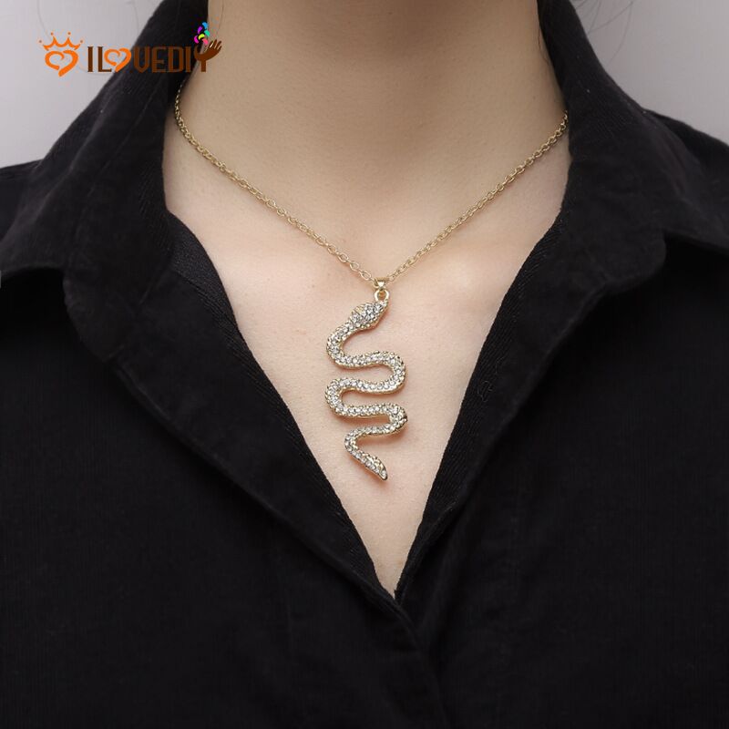 Dây Chuyền Mặt Hình Rắn Cá Tính Thời Trang Cho Nữ