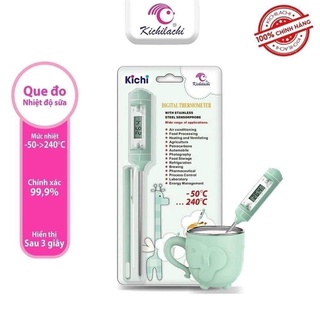 Que đo nhiệt độ sữa, nhiệt độ thức ăn cho bé Kichilachi chính hãng
