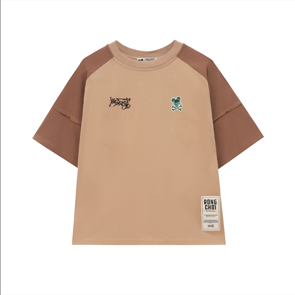 Áo Thun Unisex BAD HABITS RONG CHƠI RAGLAN - Local Brand Chính Hãng